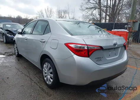 2016 Toyota Corolla Le z USA, uszkodzony, nr VIN 2T1BURHE5GC658415